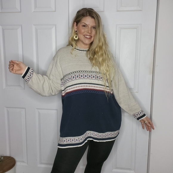 3X CLAIRE FRANCE VINTAGE SWEATER KNIT - Picture 8 of 9